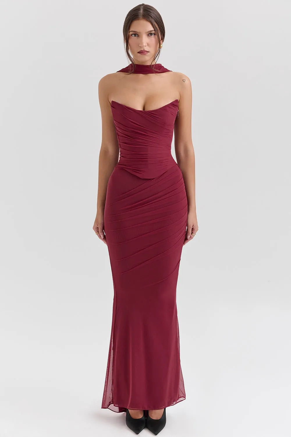 Long Corset Dress - Betty Model