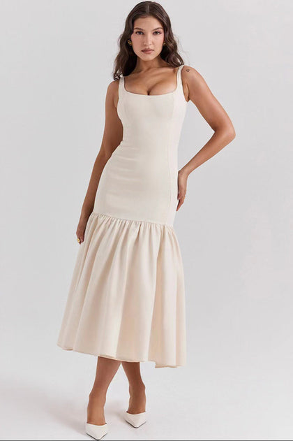 Vintage Clara Midikleid