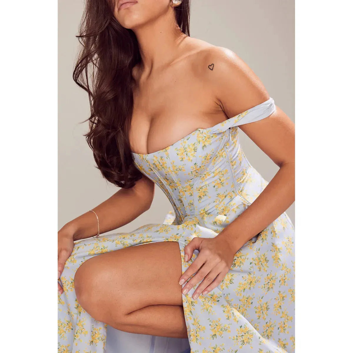 Midikleid mit Korsett – Modell Aryana
