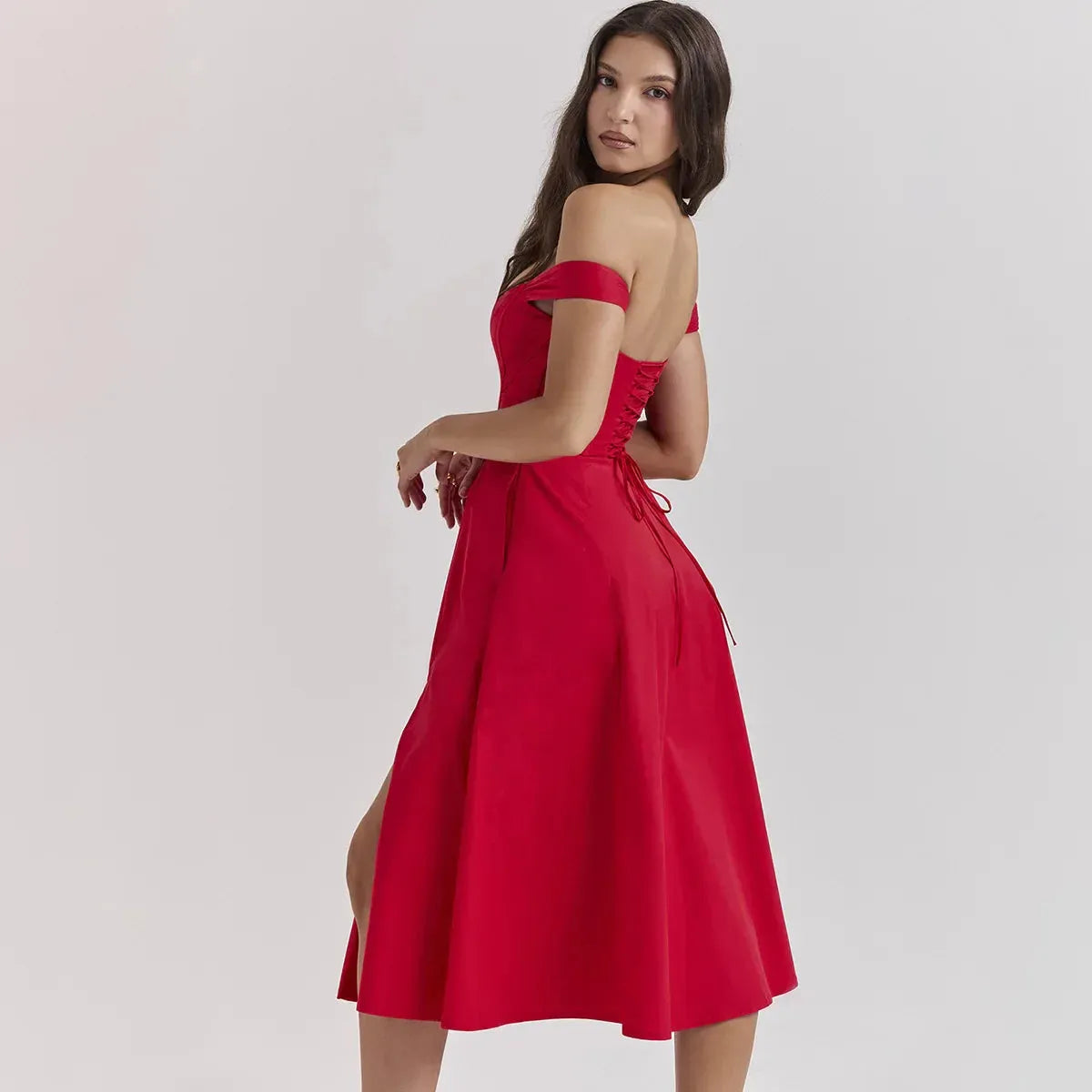 Midikleid mit Korsett – Modell Aryana