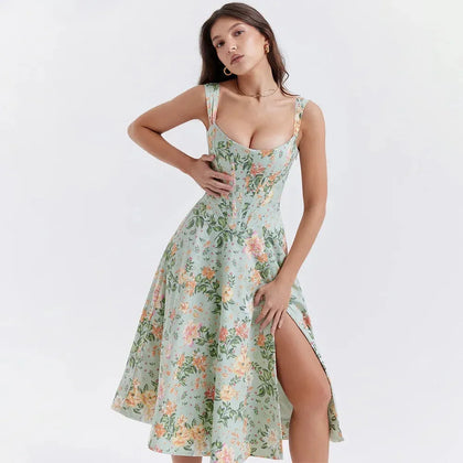 Midikleid mit Korsett – Modell Aryana