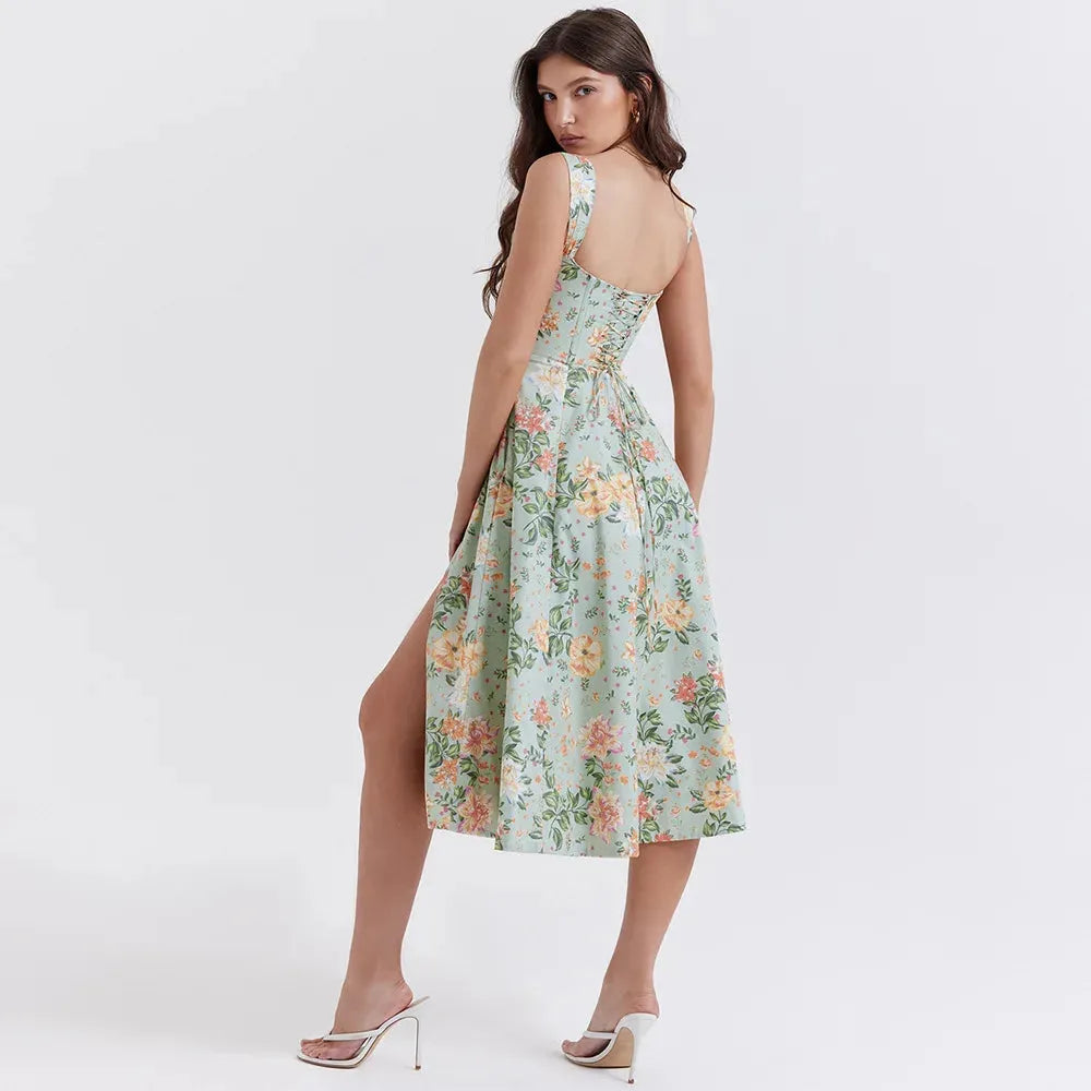 Midikleid mit Korsett – Modell Aryana