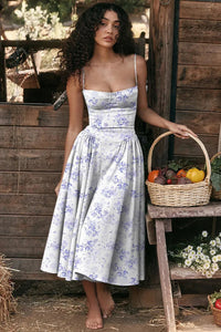 Floral Blue