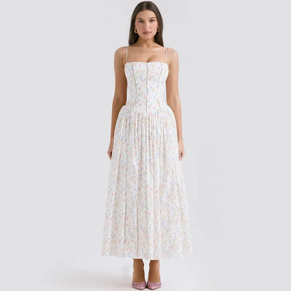 Izzie Model Floral Midi Dress