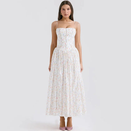 Izzie Model Floral Midi Dress