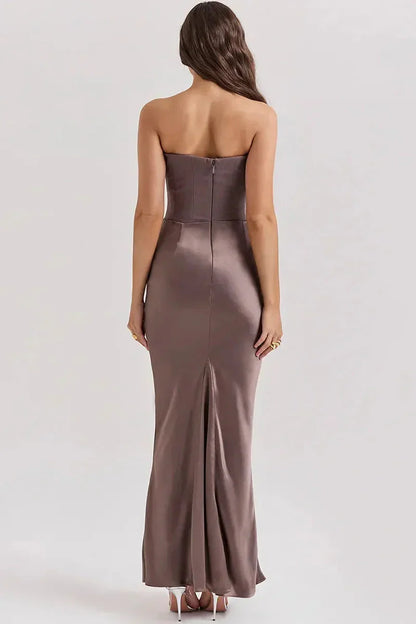 Off-Shoulder Long Dress for Parties - Persephone Model