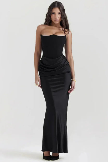 Off-Shoulder Long Dress for Parties - Persephone Model