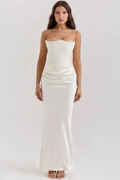 Off-Shoulder Long Dress for Parties - Persephone Model
