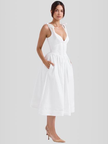 Becker Model Corset Midi Dress