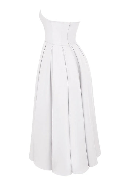 Sleeveless Midi Women's Dress - Audrey Model
