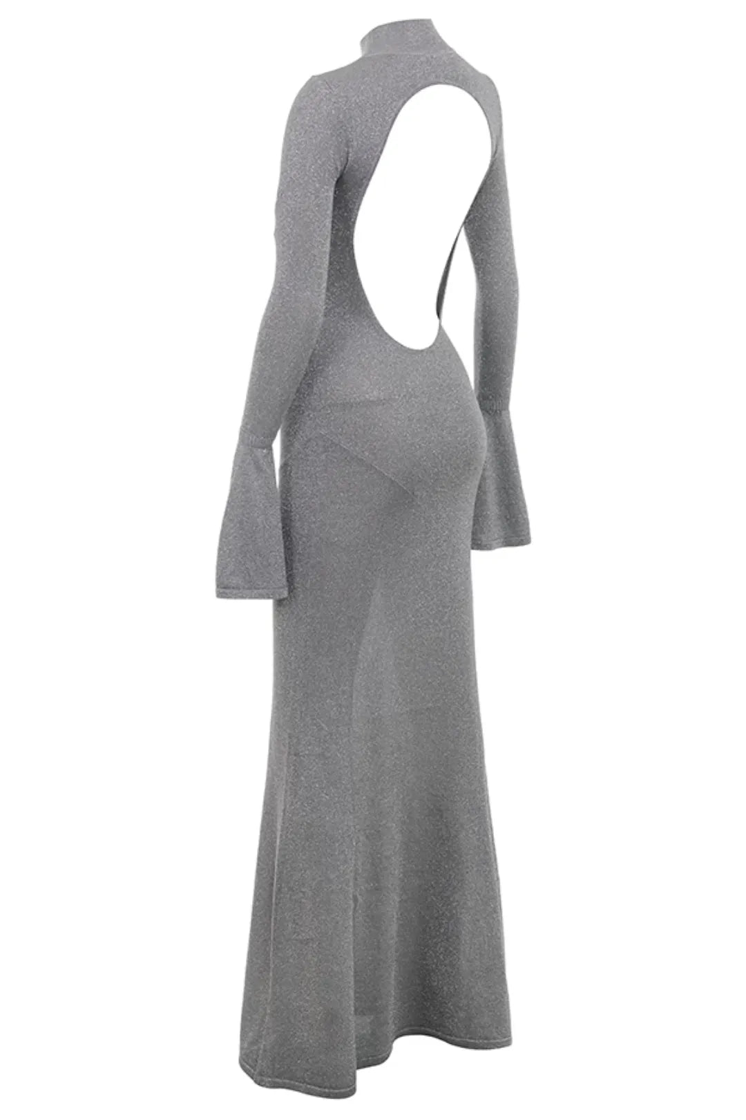 Captivating Gray Long Evening Dress Model Sancha
