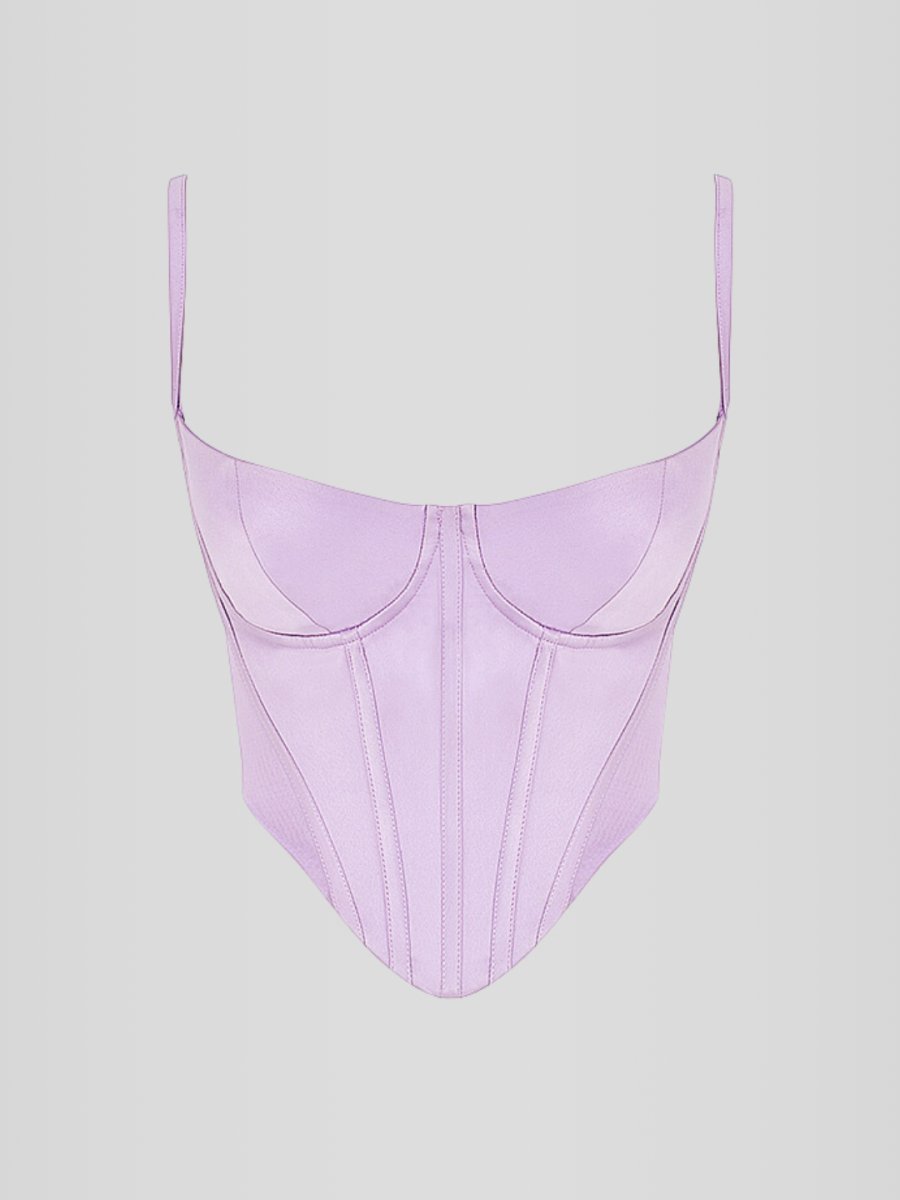 Purple Shapewear Corset Model Jasmyne