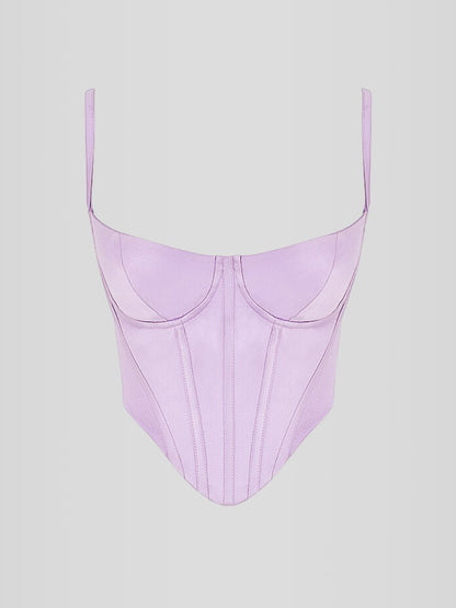 Purple Shapewear Corset Model Jasmyne