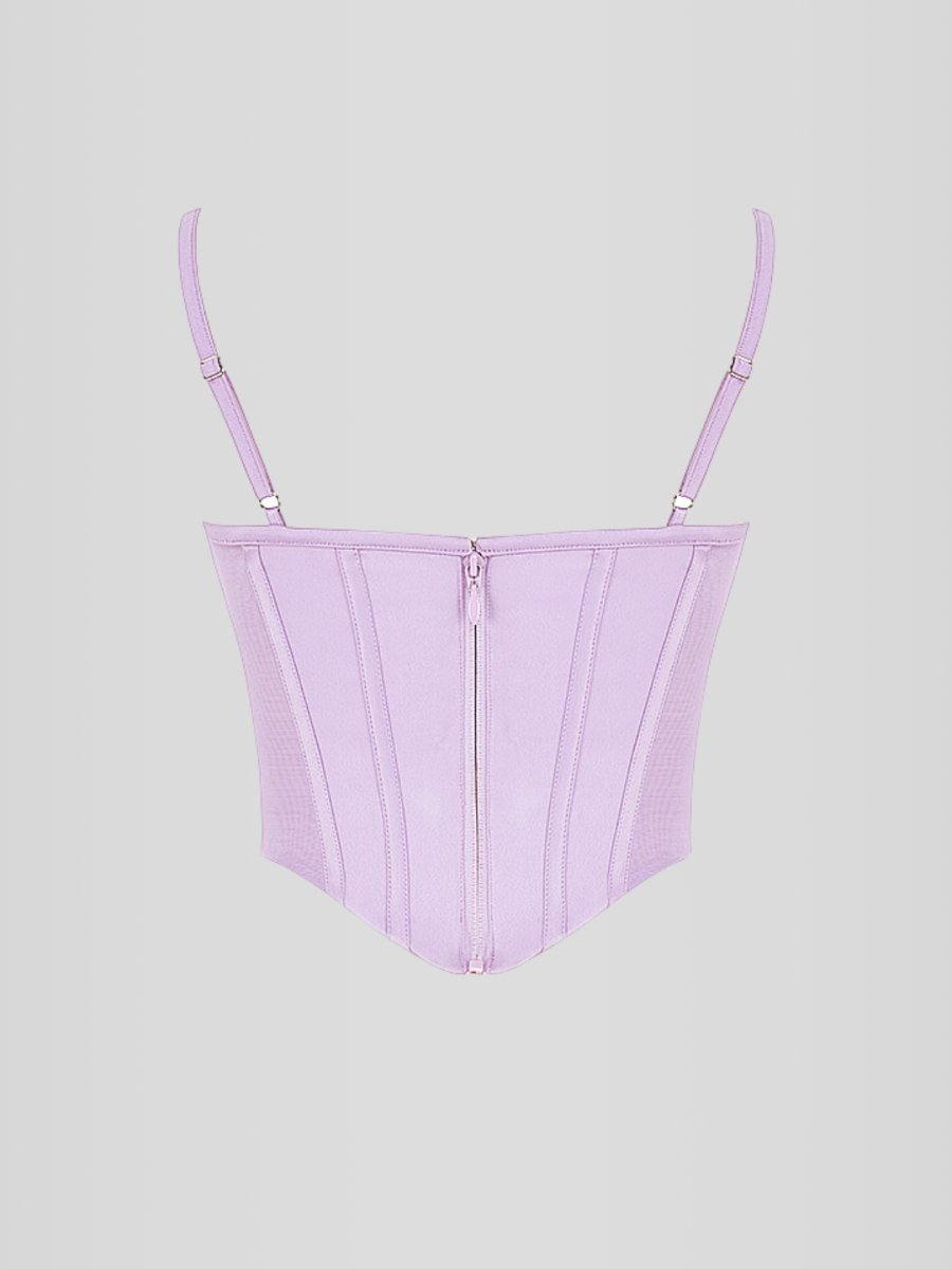 Purple Shapewear Corset Model Jasmyne
