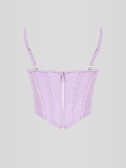 Purple Shapewear Corset Model Jasmyne