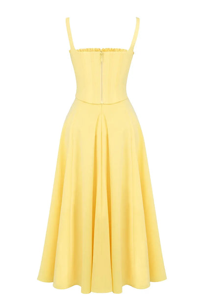 Midi Dress with Corset - Lily Model