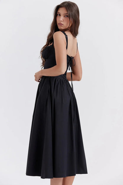 Midi Dress with Corset – Chérie Model