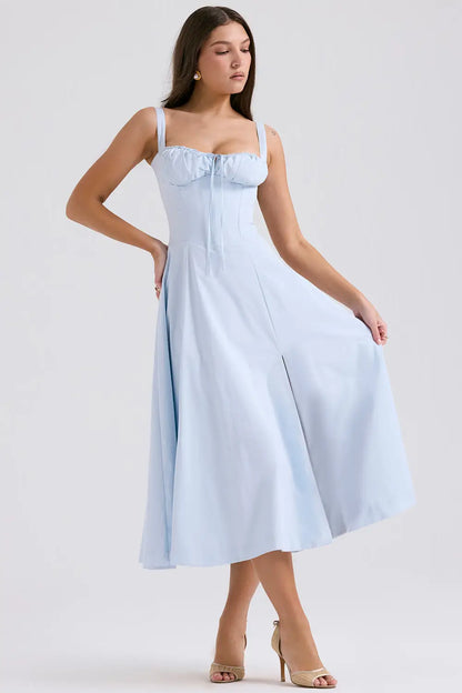 Attracione Midi Dress - Flattens the Waist