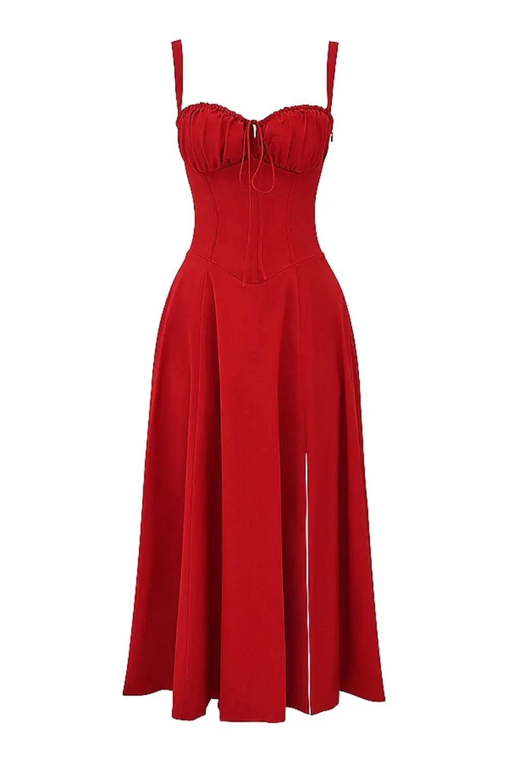Attracione Midi Dress - Flattens the Waist
