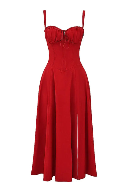 Attracione Midi Dress - Flattens the Waist