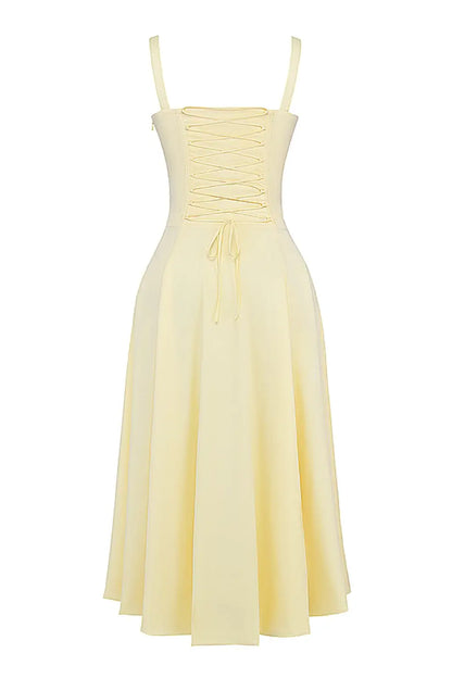 Attracione Midi Dress - Flattens the Waist