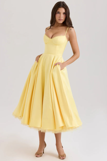 Cloe Midi Dress – The European Elegance You Deserve