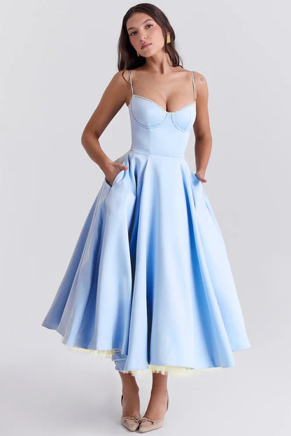 Cloe Midi Dress – The European Elegance You Deserve