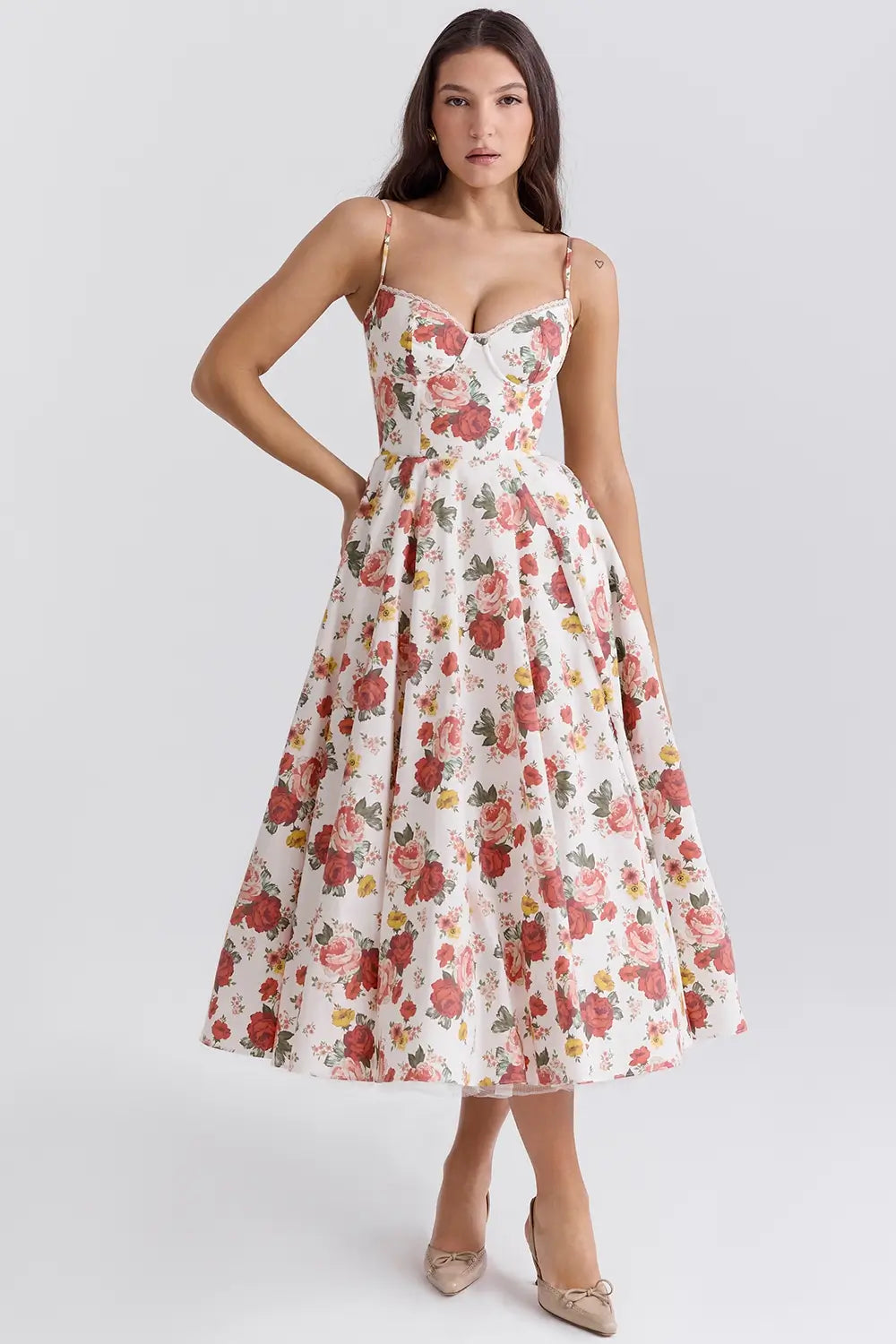 Cloe Midi Dress – The European Elegance You Deserve